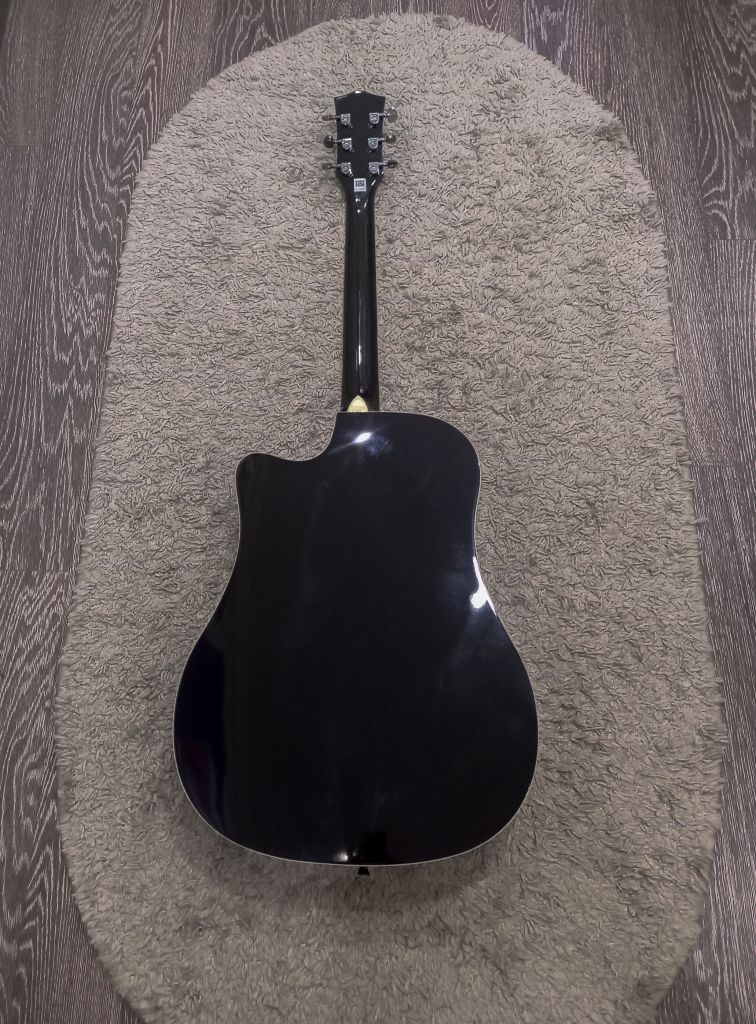 Продам акустическую гитару kepma d1c black почти новая, полная комплектация. ценна 14 000 рублей +79... - фотография - 1