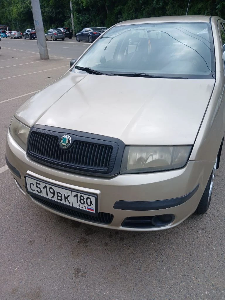 Продам skoda fabianт 1.4mt 2005года пробег -182890км коробка-механика комплектация базовая:гур, сигнализация, usb кондиционер-нет кузов оцинкован авто в хорошем состоянии, сел и поехал документы в порядке:собственник горловка, ж/мсолнечный пётр борисович торг уместен ц:450т. р тлф+79493705604 - фотография - 4