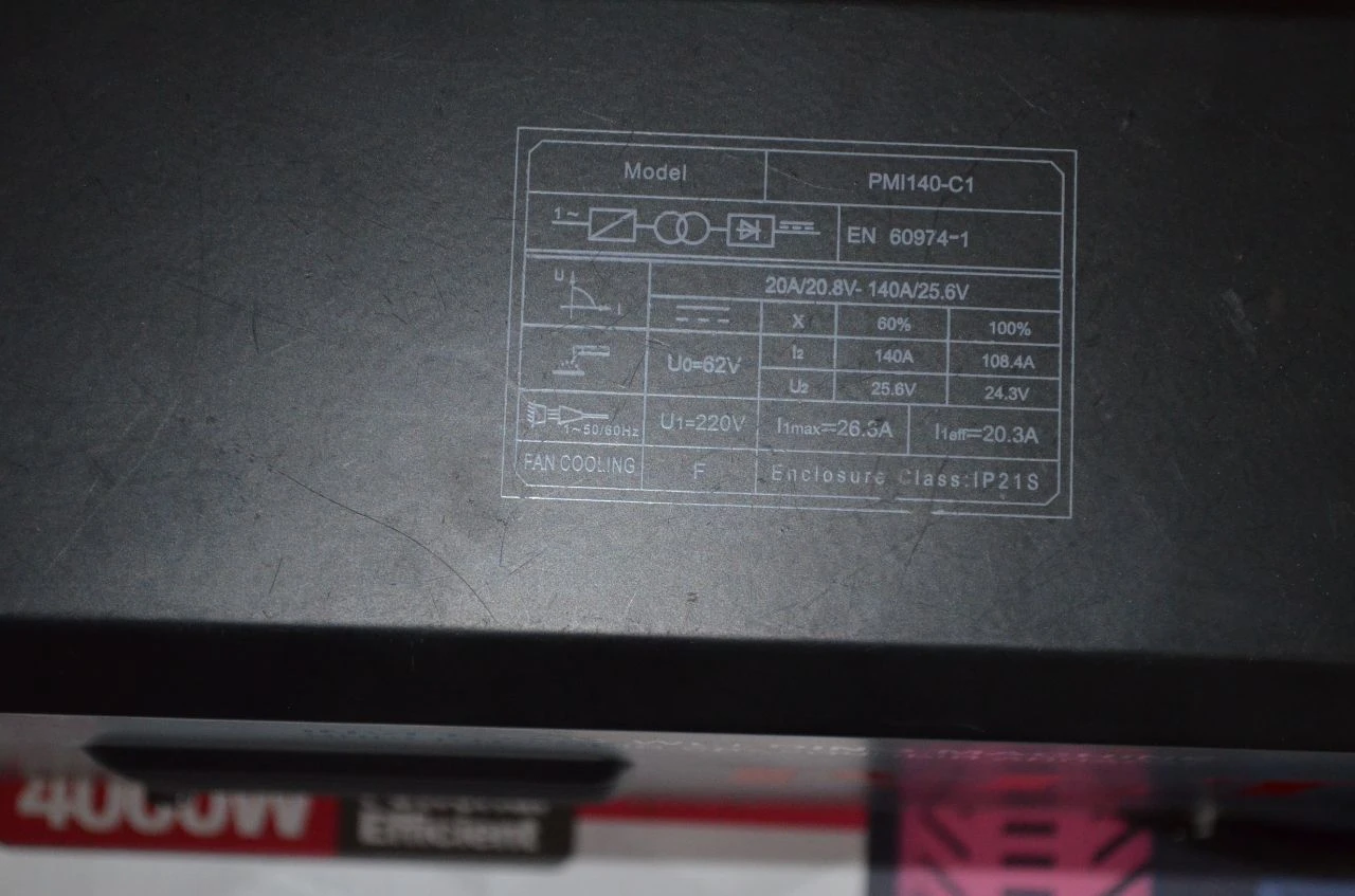 Продам б/у рабочий сварочный инвертор (аппарат) p. i.t. мощность 4 квт, максимальный сварочный ток 140 а. длина питающего шнура с вилкой в обыкновенную розетку - 2м. , рабочих кабелей - 1,5 м. максимальный диаметр электродов 3 мм. сварочную б/у маску, нержавеющие электроды 2 мм цл - 11 10 шт. и индийские 1,6 мм stavinox 308l. цена за все 3500 руб. г. енакиево - центр. самовывоз. тел. +79494787415. телеграмм +79494787415. astahov. vikt@yandex. ru - фотография - 5